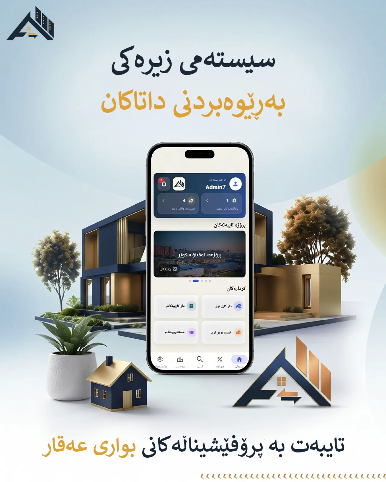 Aqar Net — social media work by Creative Media